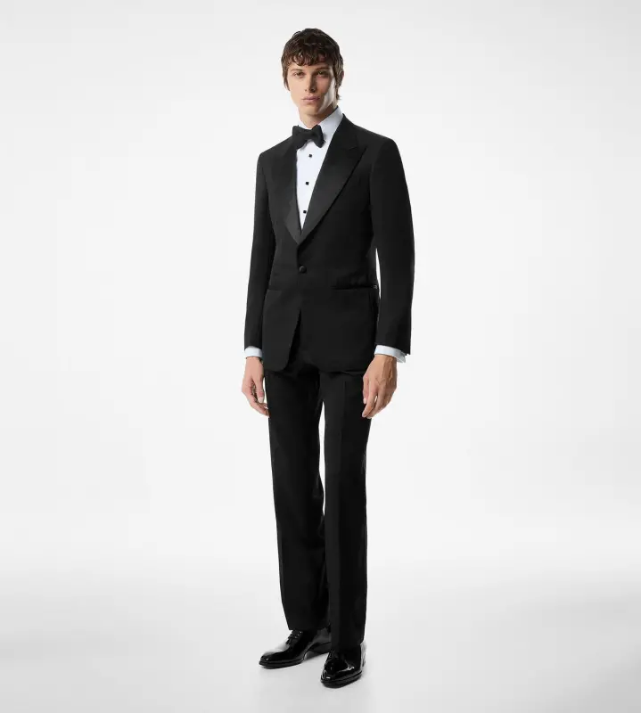 WOOL MOHAIR WINDSOR TUXEDO BLACK online